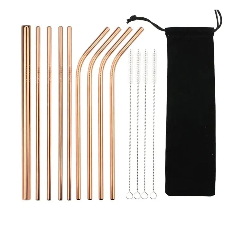 Pailles Réutilisables en Acier Inoxydable - Straw +™