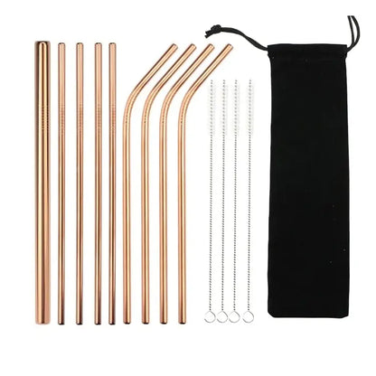 Pailles Réutilisables en Acier Inoxydable - Straw +™