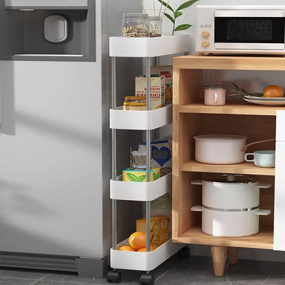 Étagère de rangement mobile pour cuisine et salle de bain - LAYKA™
