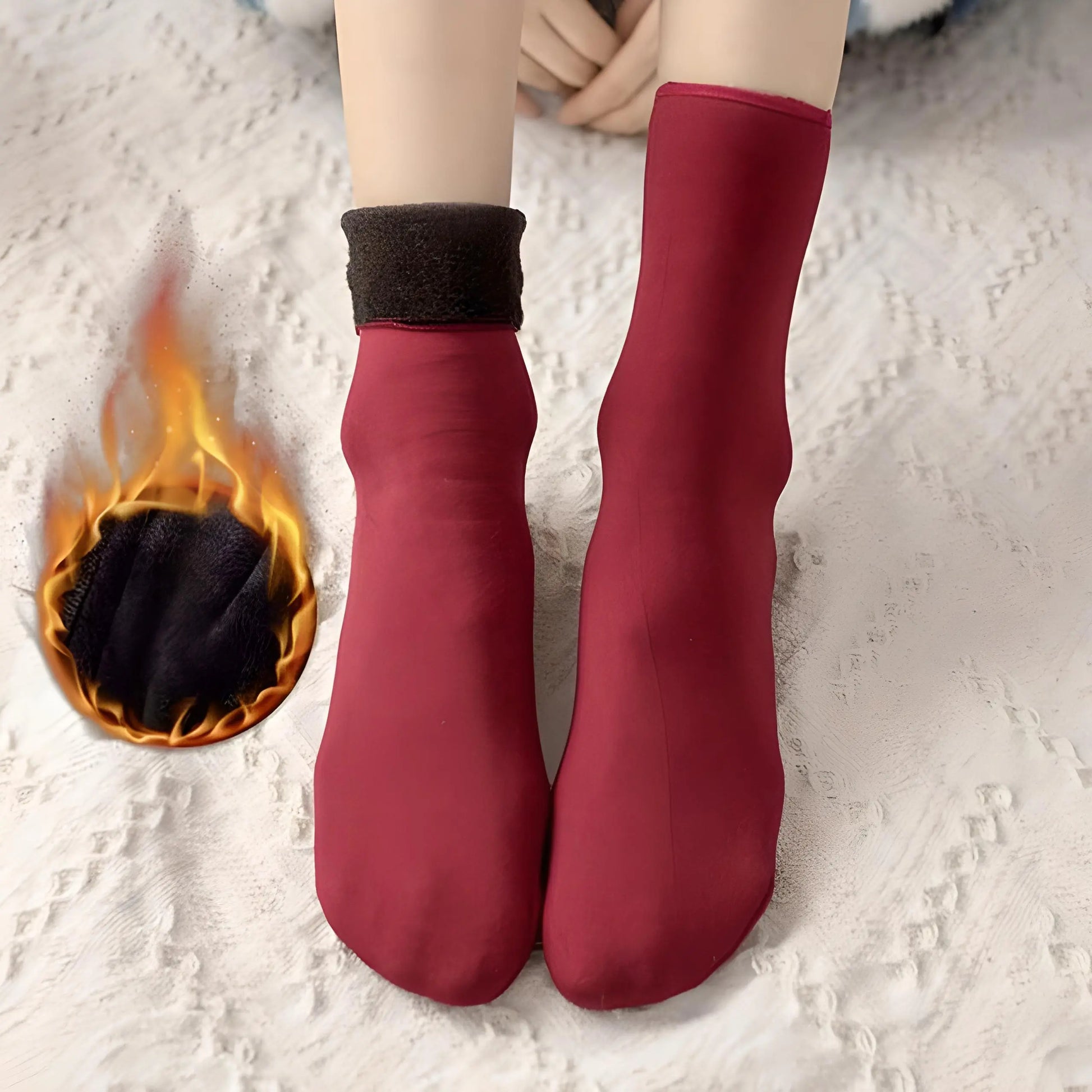 Chaussettes épaisses thermiques - Confort et chaleur