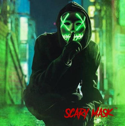Masque Haloween LED La Purge - ScaryMask™ - Le Grenier Parisien