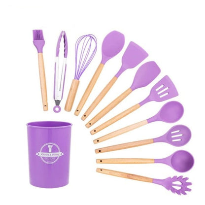 Ensemble d'Ustensiles de Cuisine Antiadhésif - COOKLY™