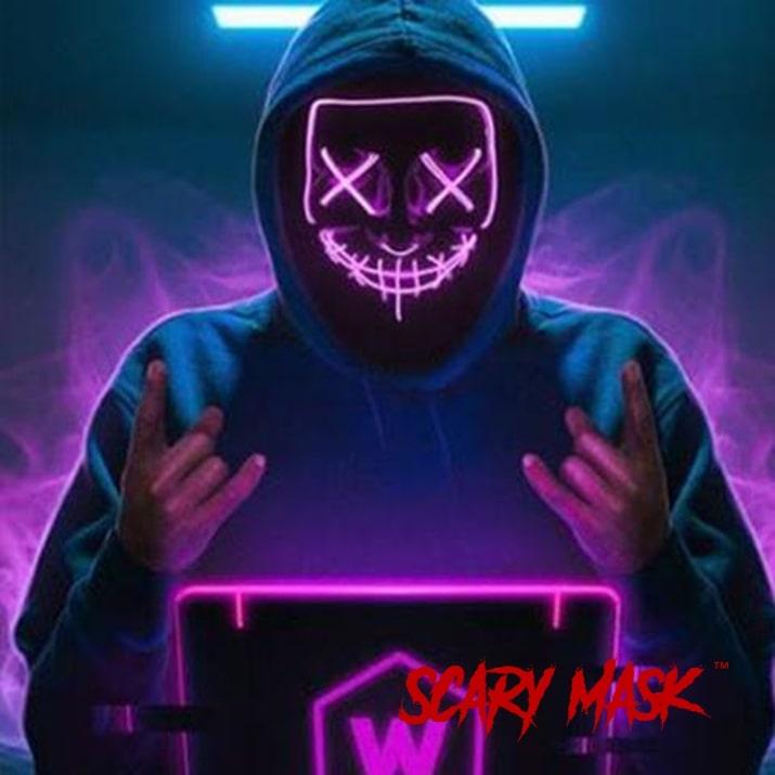 Masque Haloween LED La Purge - ScaryMask™ - Le Grenier Parisien